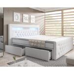 Boxspringbett ARONA mit Schubladen und Fußteil