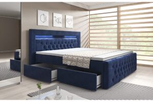 Boxspringbett ARONA mit Schubladen und Fußteil
