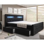 Boxspringbett ARONA mit Schubladen und Fußteil